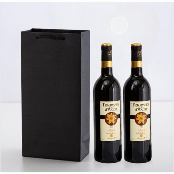 Túi quà đựng chai rượu 11×9×35cm TU25