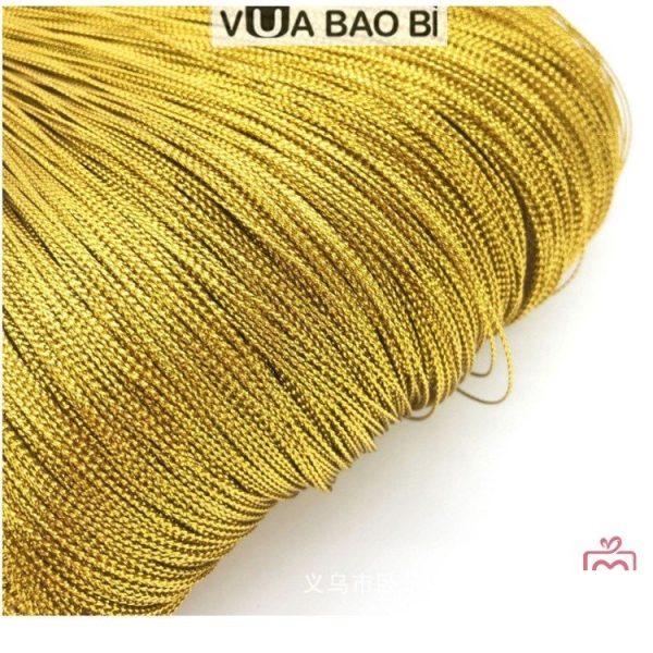 Dây kim tuyến 1mm buộc quà (bó 100m)