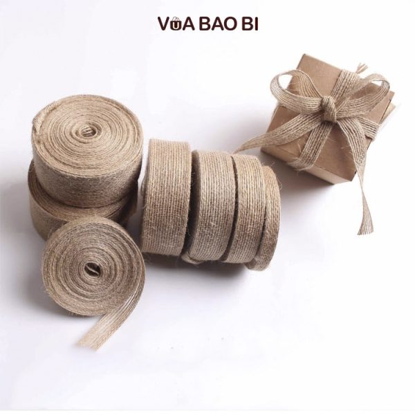 Ruy băng vải đay vintage cuộn 10m RB09