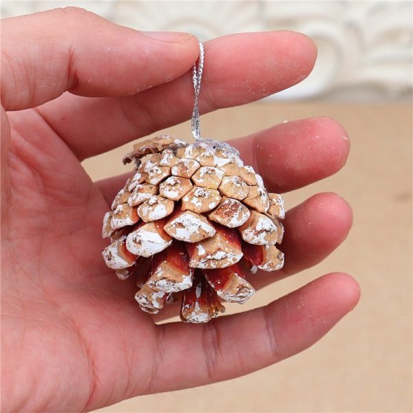 Quả thông khô tự nhiên trang trí Giáng sinh, hộp quà