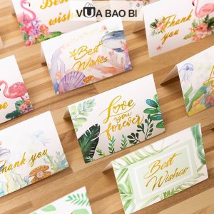 Thiệp chúc mừng mini 7×9cm nhiều mẫu
