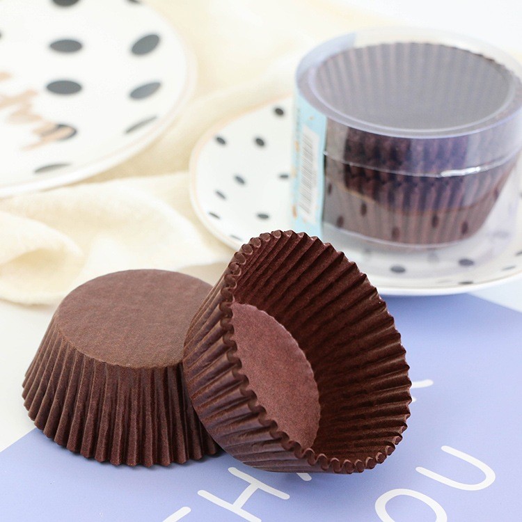 Lốc 1000 cốc giấy cupcake lót đáy socola
