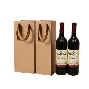 Túi quà đựng chai rượu 11×9×35cm TU25