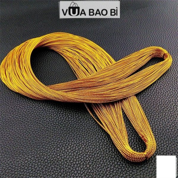 Dây kim tuyến 1mm buộc quà (bó 100m)