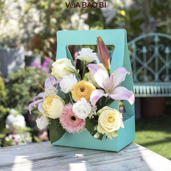 Túi hộp đựng hoa ô cửa sổ H23