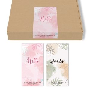 50 tem decal Hello 5×10cm TE58