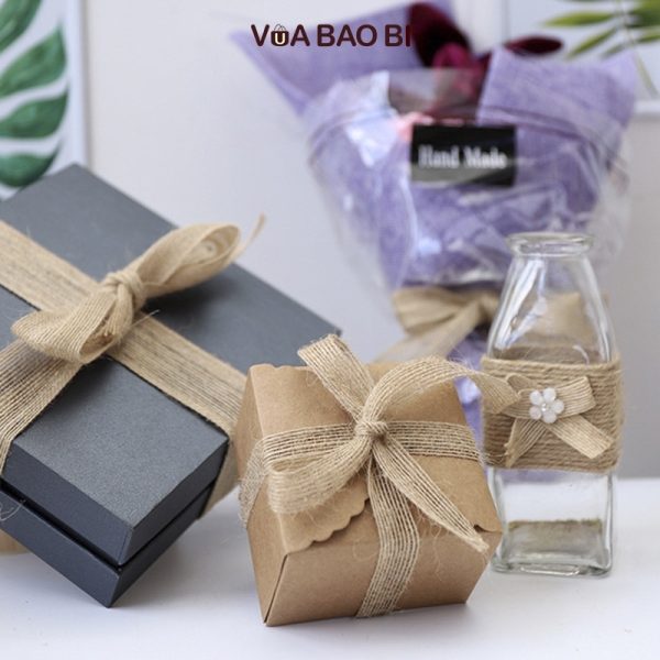 Ruy băng vải đay vintage cuộn 10m RB09