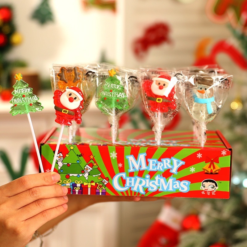 Kẹo mút Giáng sinh que 13cm