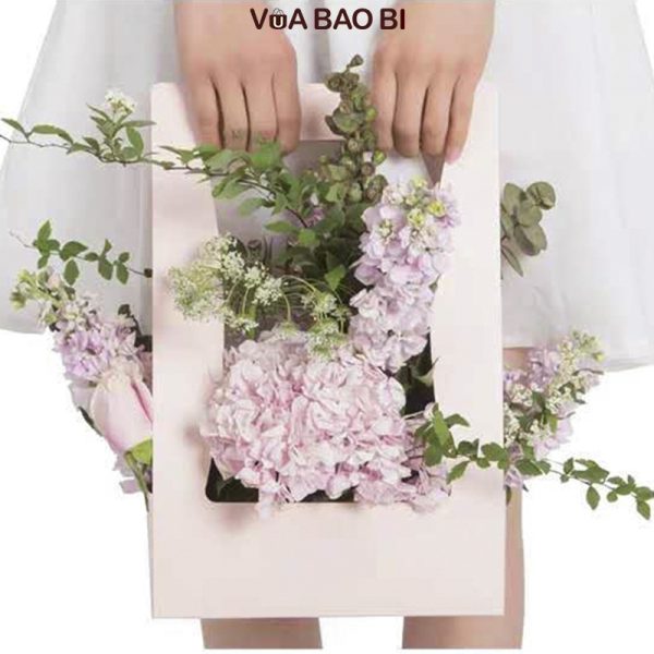 Túi hộp đựng hoa ô cửa sổ H23