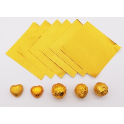Giấy bạc gói kẹo, socola 8–15cm