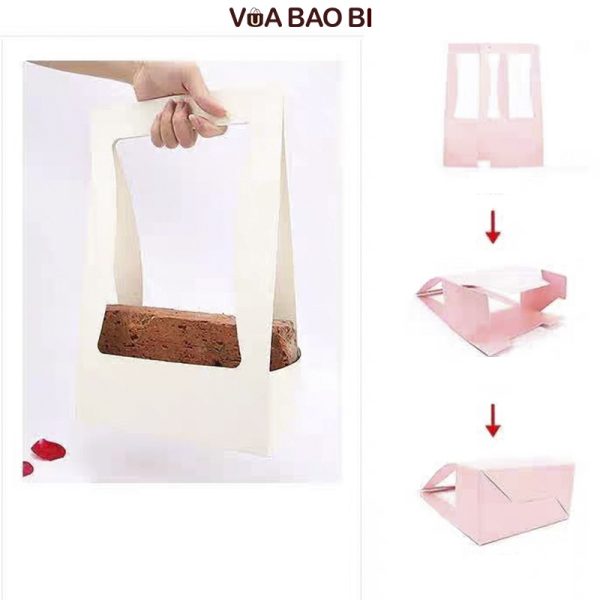 Túi hộp đựng hoa ô cửa sổ H23