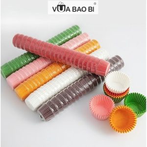 Lốc 1000 cốc giấy cupcake lót đáy socola