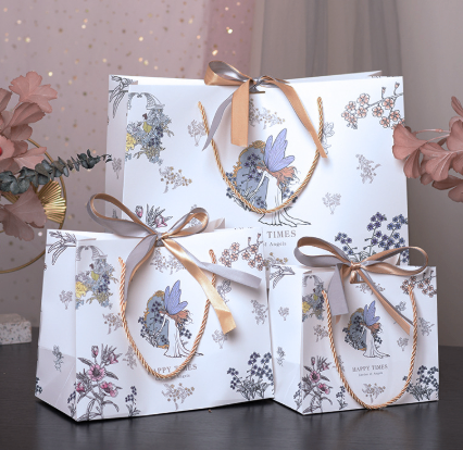 Túi quà họa tiết thiên thần TU70 - S 18*16*10cm