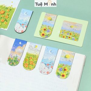 Bookmark nam châm tranh sơn dầu NO21