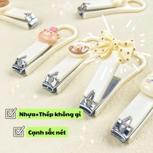 Dụng Cụ Cắt Móng Tay K182 Bấm Gọn, Lưỡi Sắc, Hình Xinh Phù Hợp Cả Nam Nữ Mang Theo