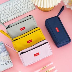 Túi đựng bút vải 2 ngăn Confidence TB08