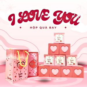 Hộp quà bất ngờ tự bung 10 hộp nhỏ: I Love You, Birthday