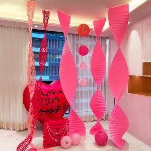 Dải giấy nhún gợn sóng trang trí 20–30cm × 3m