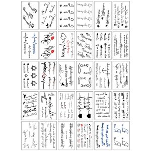 Hình xăm dán dễ thương, xăm thảo mộc 15 ngày