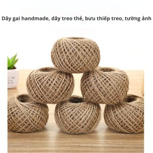 Dây gai đay trang trí cuộn 10m