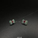 Bông tai TS04 - Nơ Xanh