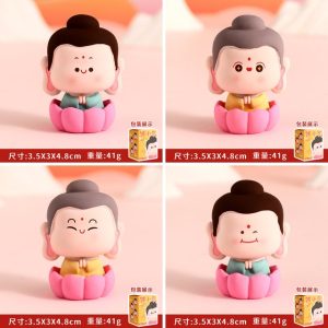 Đồ tịnh tâm: tượng Phật để bàn, móc mõ
