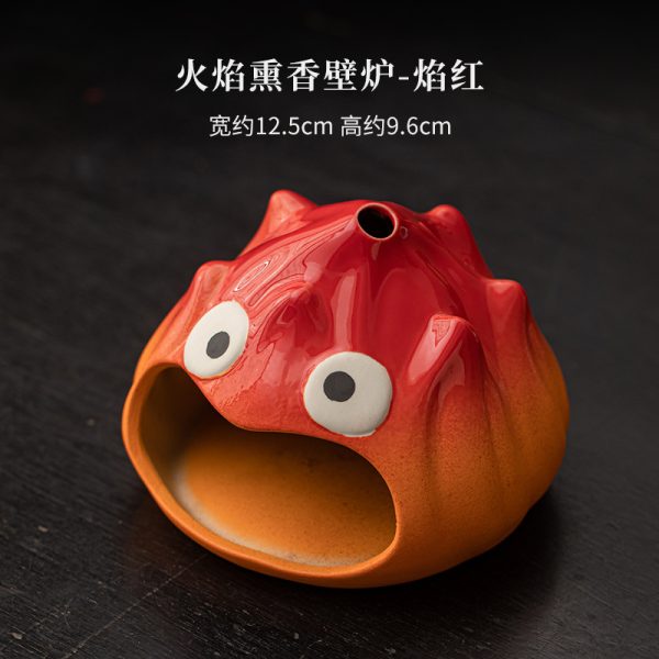 Khay đốt gỗ palo santo xô thơm xông nhà thanh tẩy năng lượng K314 - Ngọn Lửa Calcifer