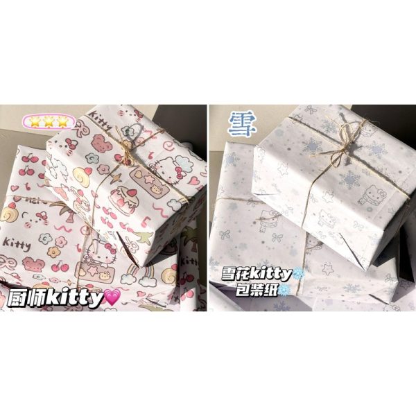 Set 6 tờ giấy gói quà dễ thương BL239