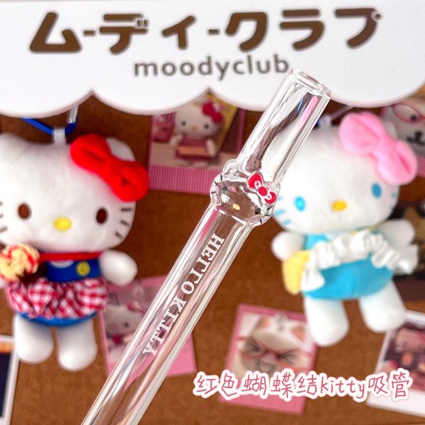 Ống Hút Thủy Tinh Kitty BD02