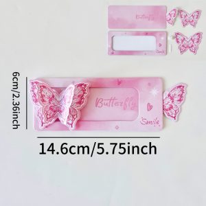 Thiệp kéo 3D Butterfly TH62 - Hồng
