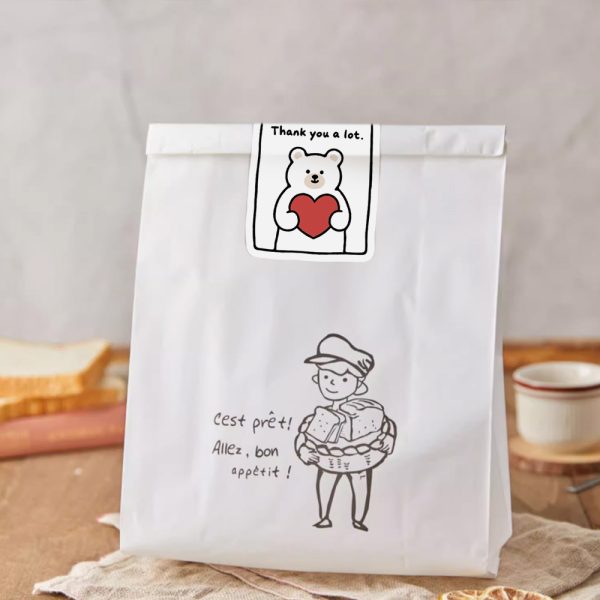 Tem dán Valentine, Thank you hồng TE78, TE80, TE81 - TE81 - Thank you a lot