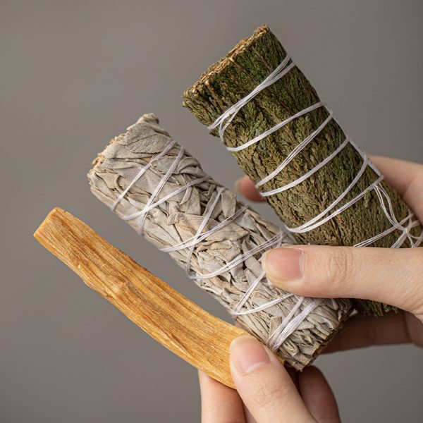 Khay đốt gỗ palo santo xô thơm xông nhà thanh tẩy năng lượng K314