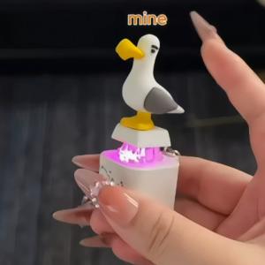 Móc khóa hải âu kêu “Mine” có đèn sạc USB BL209