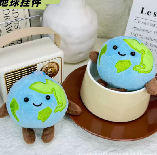 Móc khóa bông kawaii treo balo nhiều mẫu