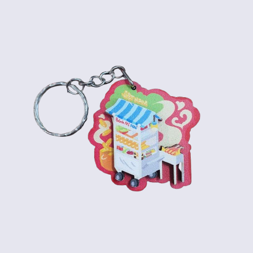 Móc khóa gỗ Việt Nam: ẩm thực, đường phố, địa danh - Xe bánh mì