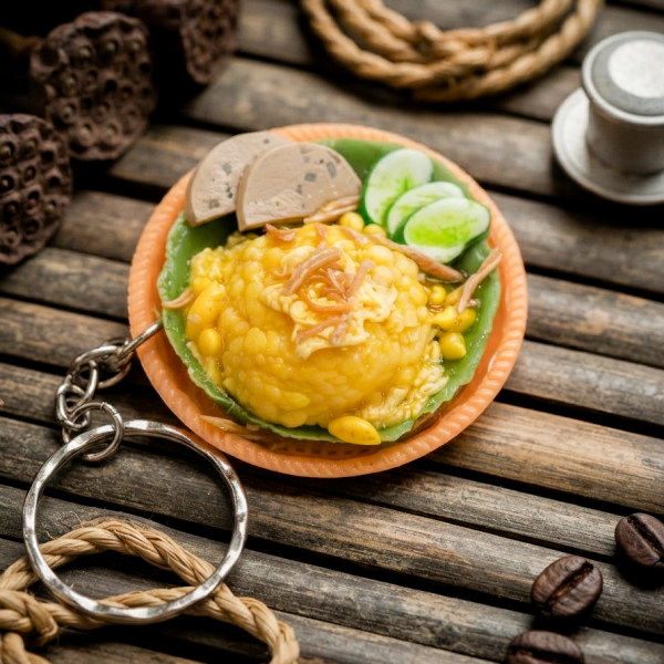 Mô hình món ăn Việt Nam BL213: móc khóa, nam châm