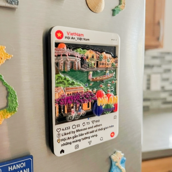 Nam châm lưu niệm in 3D check-in Việt Nam - Hội An