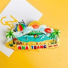 Nam châm tủ lạnh 3D địa danh Việt Nam - Biển Nha Trang