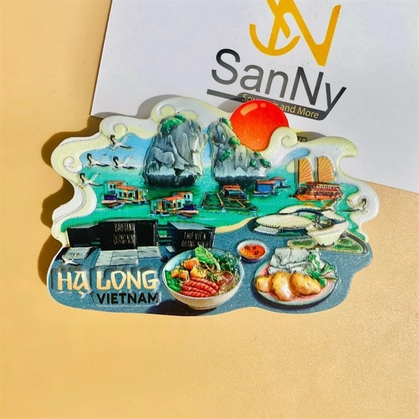 Nam châm tủ lạnh 3D địa danh Việt Nam