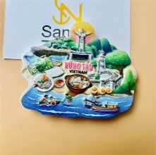 Nam châm tủ lạnh 3D địa danh Việt Nam - Vũng Tàu
