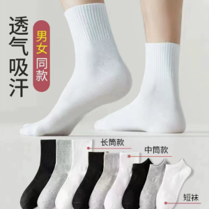 Tất nam nữ basic cổ ngắn, cổ nhỡ, cổ cao BL86