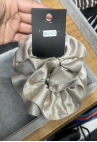 Dây buộc tóc thanh lịch khăn vuông, satin, lụa - Satin phong cách Hàn Quốc (9683)
