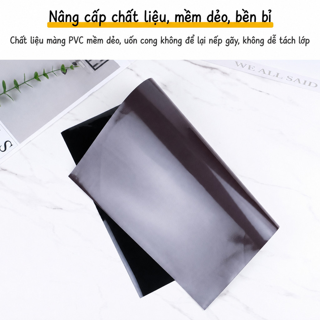 Bảng đen từ tính 42×29cm kèm bút, lau bảng K233