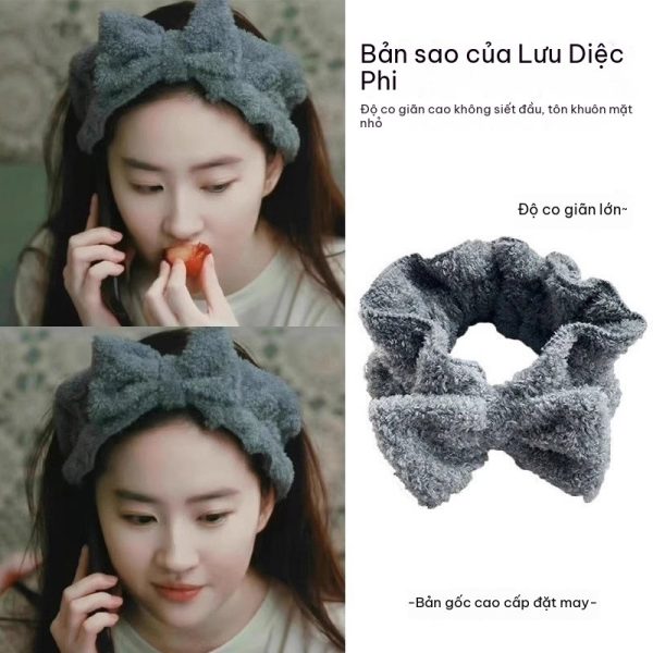 Băng đô vải mềm PK01 rửa mặt, trang điểm