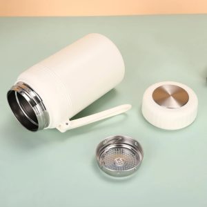 Bình giữ nhiệt inox 1L quai xách kèm lọc trà Fashion cup
