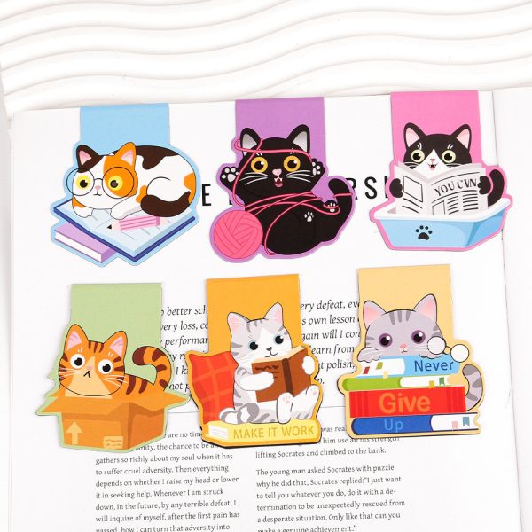 Bookmark nam châm mèo cưng NO55 (set 5, set 10)