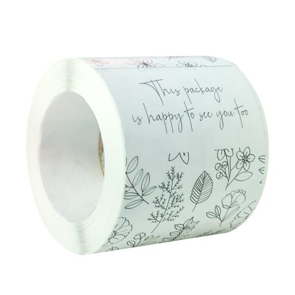 Cuộn tem decal thiên nhiên TE10 - Đen trắng