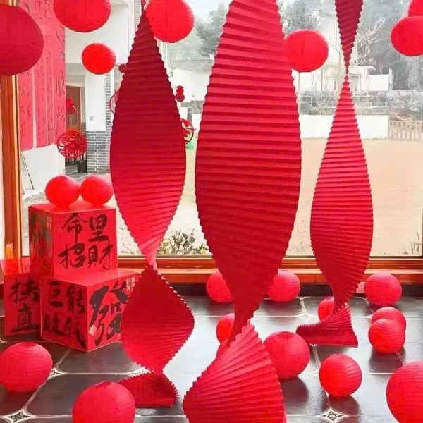 Dải giấy nhún gợn sóng trang trí 20–30cm × 3m
