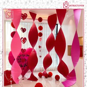 Dải giấy nhún gợn sóng trang trí 20–30cm × 3m
