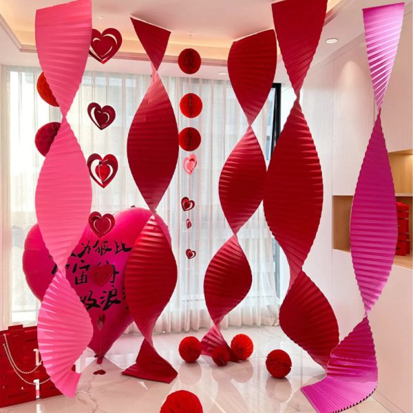 Dải giấy nhún gợn sóng trang trí 20–30cm × 3m